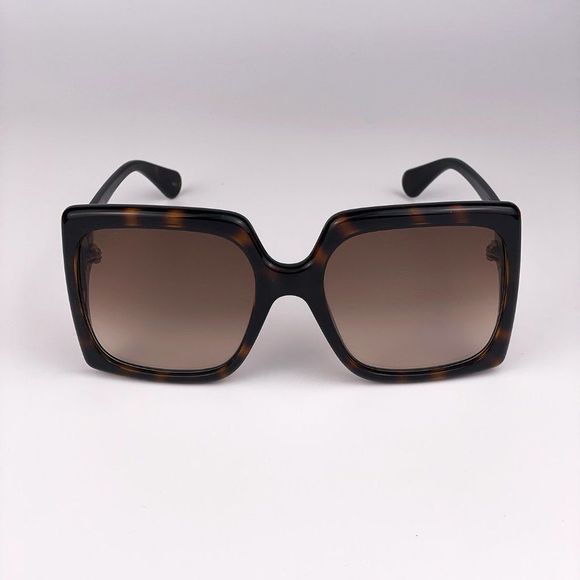 Gucci Logo GG0876S 002 Sunglasses Havana Brown Gradient Women - Picture 1 of 11
